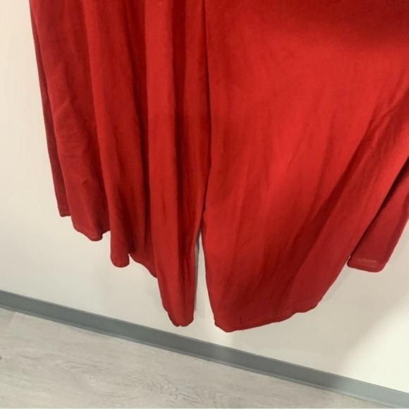 Indah Jumpsuit Armand Scarf Wide Leg in Berry Red - Picture 5 of 8